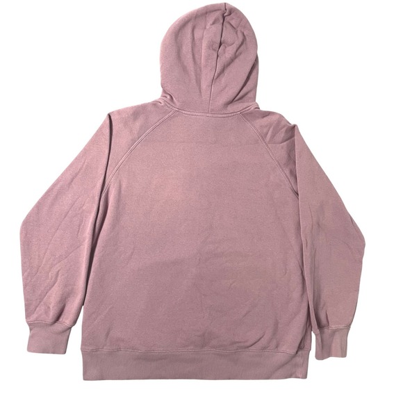 The North Face Womens Mauve Purple Cotton Blend Fleece Pullover Hoodie Large - Picture 2 of 9